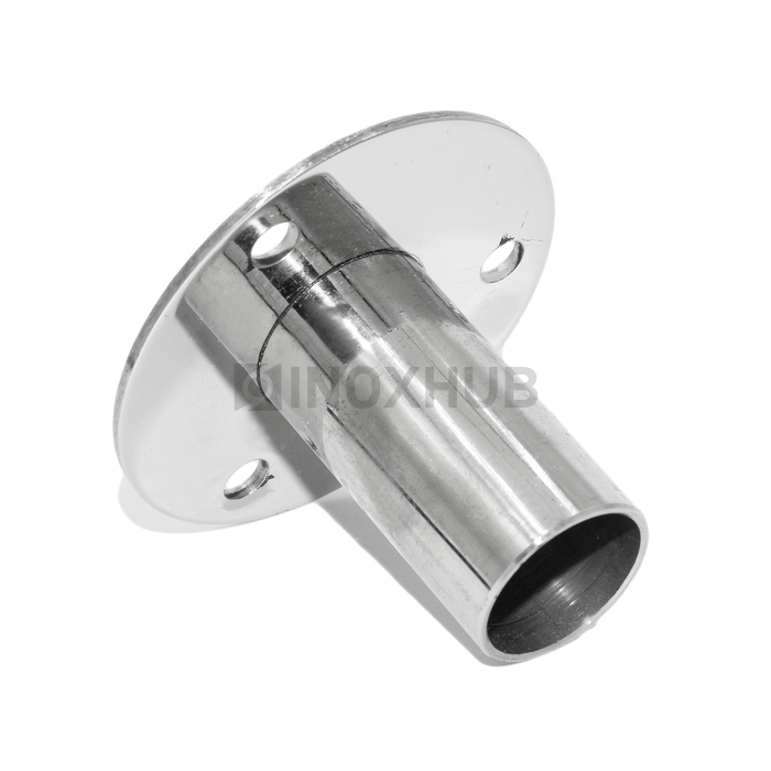 Треханкерная закладная для крепления стойки Ø38.1 мм, AISI 201, GRIT 600