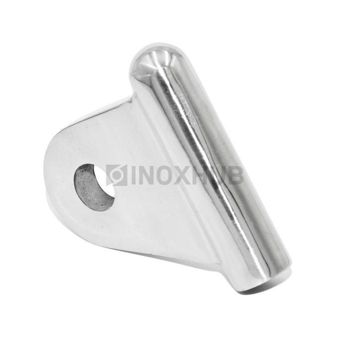 Серьга для крепления рутеля к тяге, AISI 316, GRIT 600