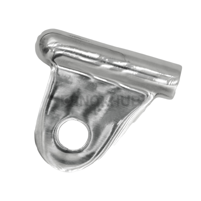 Серьга для крепления рутеля к тяге, AISI 316, GRIT 600