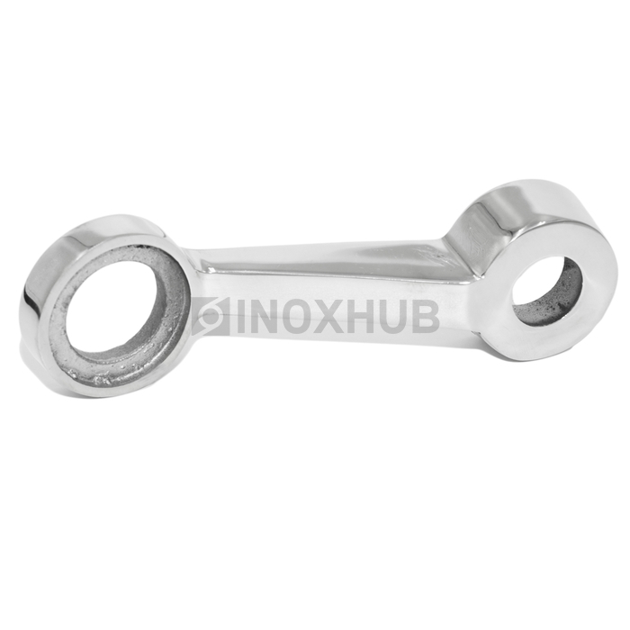 Половина I-образного спайдера, КОРОТКИЙ, AISI 316, GRIT 600