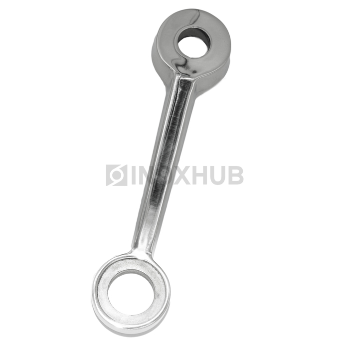 Половина У-образного спайдера, ДЛИННЫЙ, AISI 316, GRIT 600