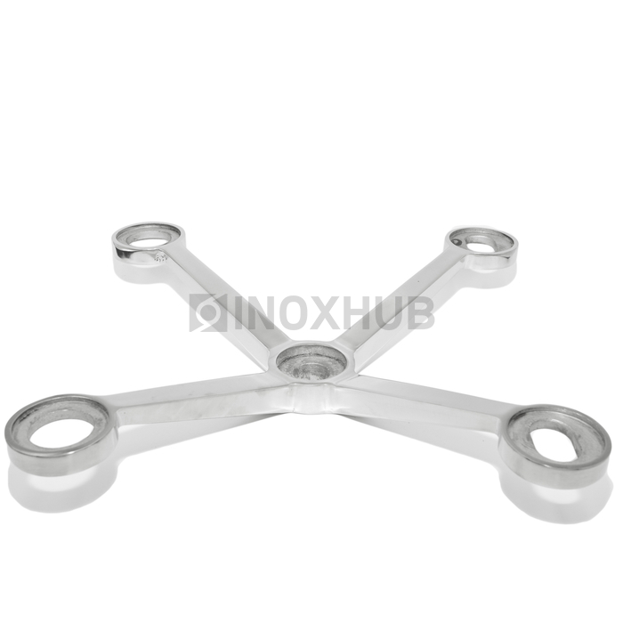 X-образный спайдер, AISI 304, GRIT 600