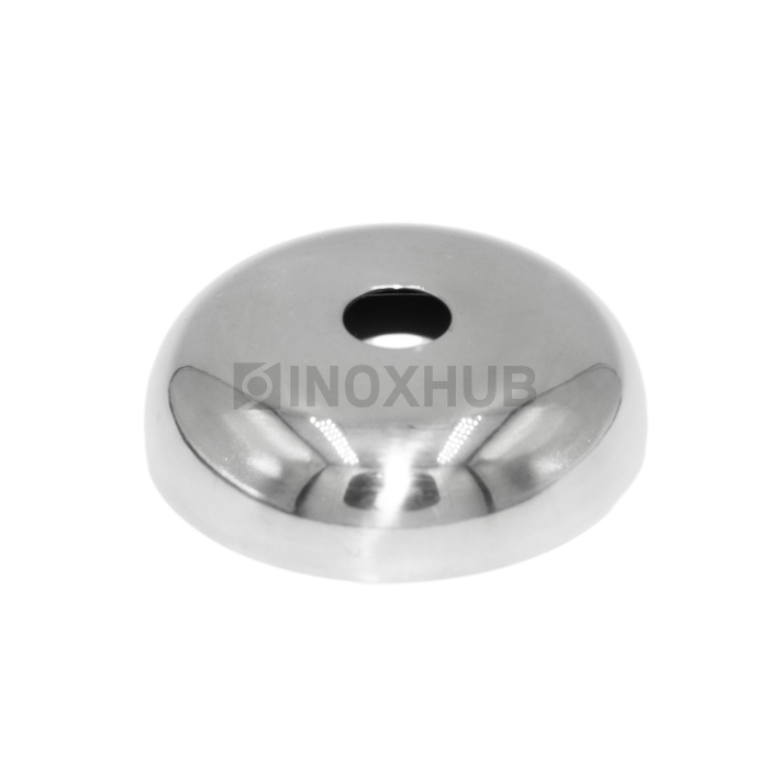 Низ стойки малый декоративный Ø10.0 мм AISI 304 GRIT 600