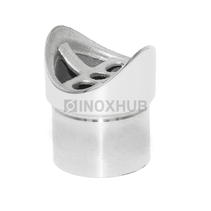 Наконечник седловина Ø38.1×Ø38.1 мм AISI 304 GRIT 600