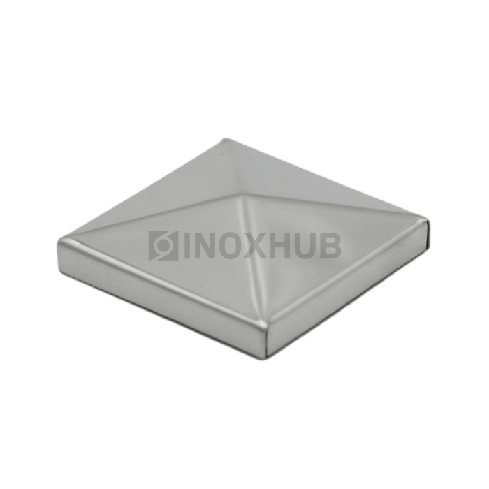 Заглушка сварная 40.0×40.0 мм AISI 304 GRIT 600