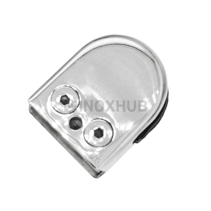 Стеклодержатель штамп. Ø38.1 мм, стекло 8.0 мм, AISI 201, GRIT 600