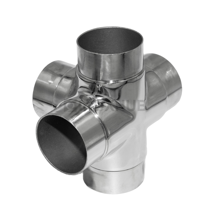 Боковой тройник 90°, AISI 304, GRIT 600