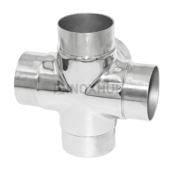 Боковой тройник 90°, AISI 304, GRIT 600