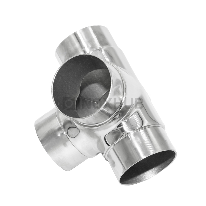 Боковой тройник 90°, AISI 304, GRIT 600