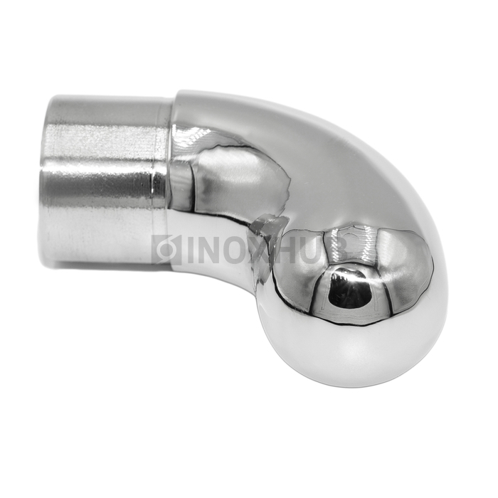 Отвод оконечный, Ø38.1×1.5 мм, AISI 304, GRIT 600