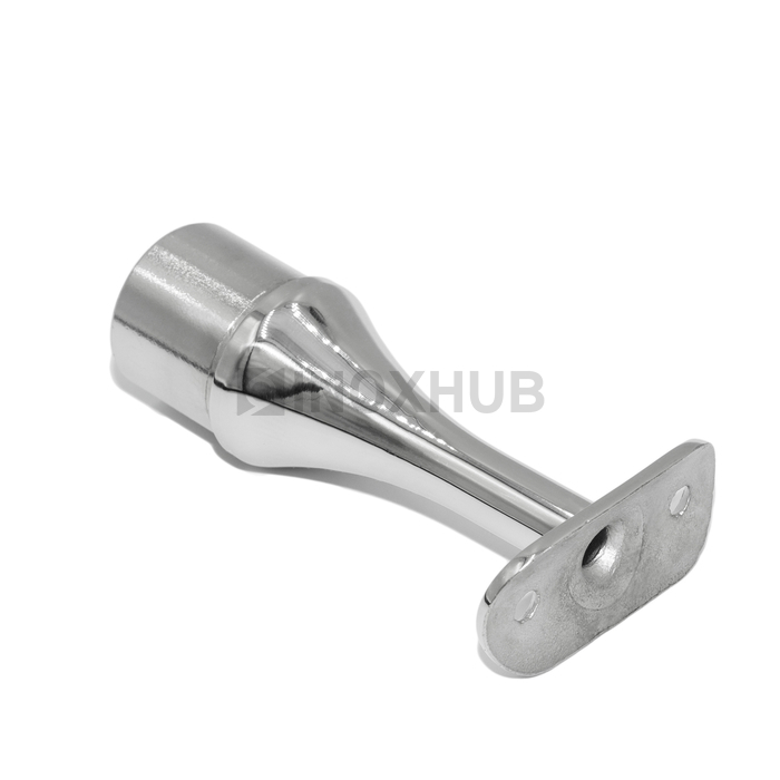 Крепления поручня Ø38.1×1.5×50.8 мм, 08Х18Н10, GRIT 600