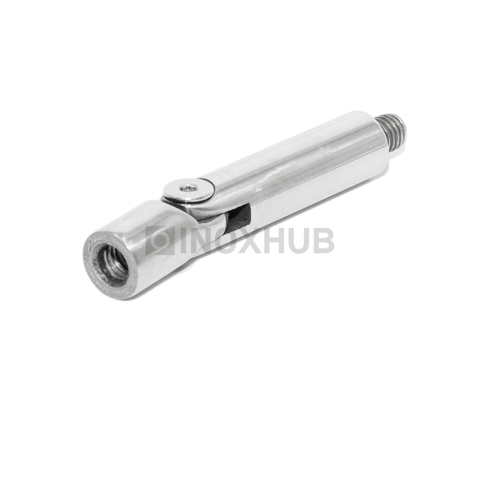 Наконечник штырь регулируемый для основания Ø14.0 мм AISI 304 GRIT 600