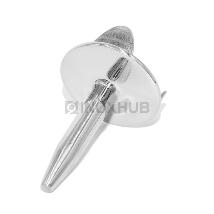 Наконечник штырь сварной облегченный, Ø50.8 мм, AISI 304, GRIT 600