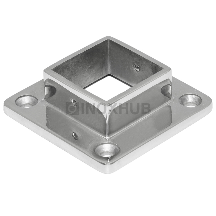 Фланец настенный литой для крепления трубы 40.0×40.0 мм AISI 304 GRIT 600