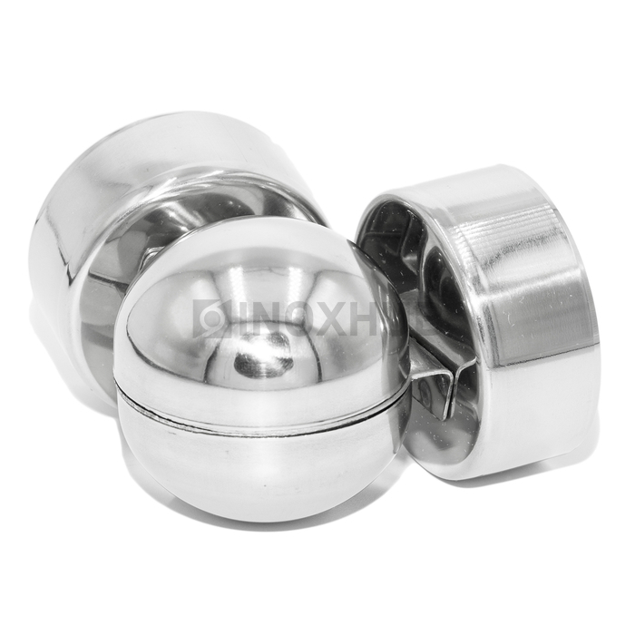 Поворот шаровой внешний для трубы или деревянного поручня, Ø50.8 мм, AISI 304, GRIT 600