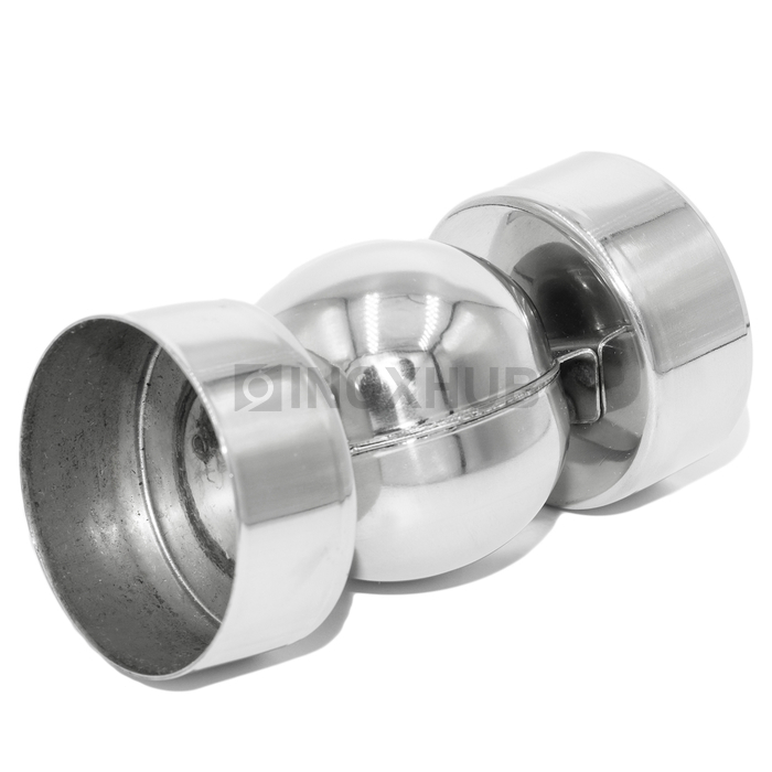 Поворот шаровой внешний для трубы или деревянного поручня Ø50.8 мм AISI 304 GRIT 600