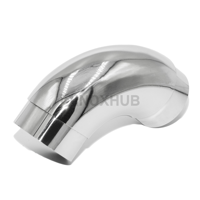 Отвод со вставками, Ø50.8×1.5 мм, AISI 201, GRIT 600