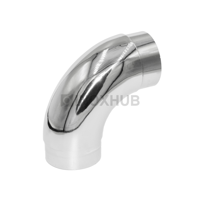 Отвод со вставками, Ø50.8×1.5 мм, AISI 201, GRIT 600