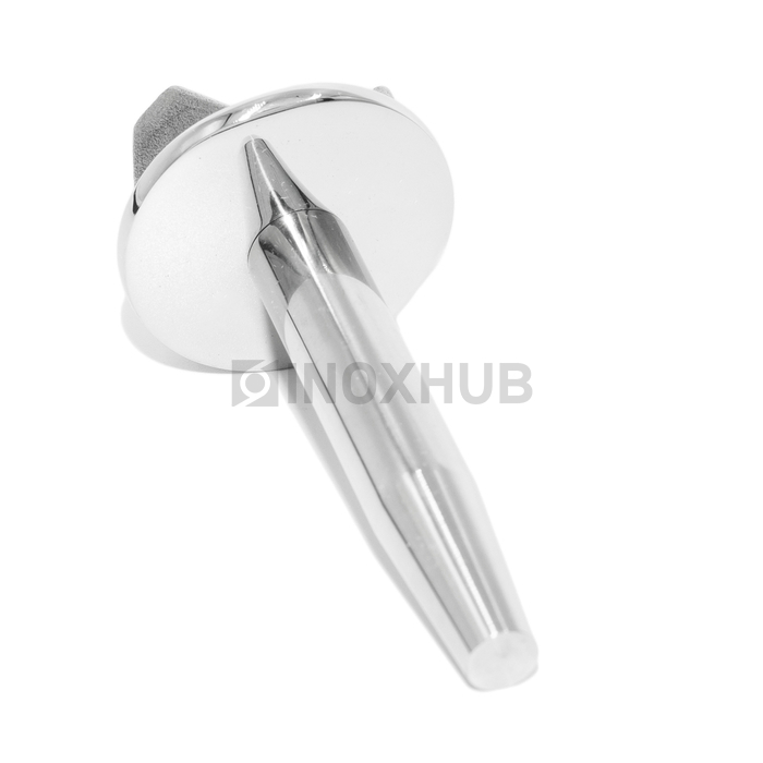 Наконечник штырь сварной облегченный, Ø38.1 мм, AISI 201, GRIT 600