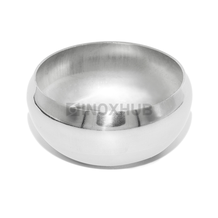 Соединение поручня со стойкой штамп. под 90°, Ø50.8 мм, AISI 316, GRIT 600