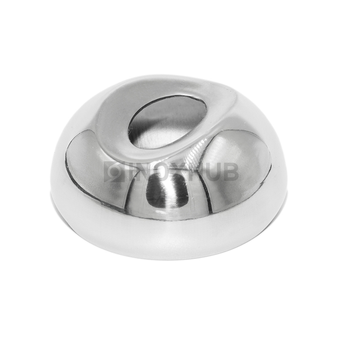 Соединение поручня со стойкой штамп. под 90° Ø50.8 мм AISI 316 GRIT 600