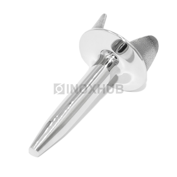 Наконечник штырь сварной облегченный, Ø38.1 мм, AISI 316, GRIT 600