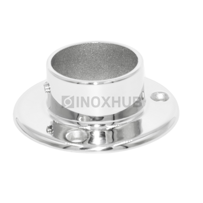 Фланец настенный литой для крепления трубы Ø38.1 мм AISI 316 GRIT 600