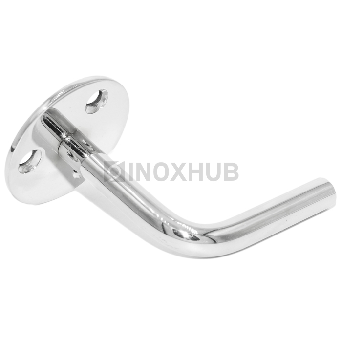 Крепление пристенного поручня без ложемента сварное, AISI 316, GRIT 600