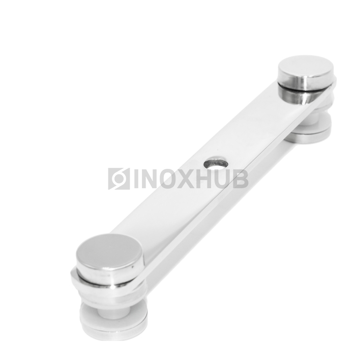 Стеклодержатель пластина двойной  стекло 6.0-18.0 мм AISI 316 GRIT 600