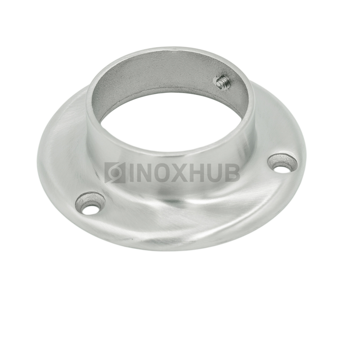 Фланец настенный литой, Ø50.8 мм, AISI 304, GRIT 320