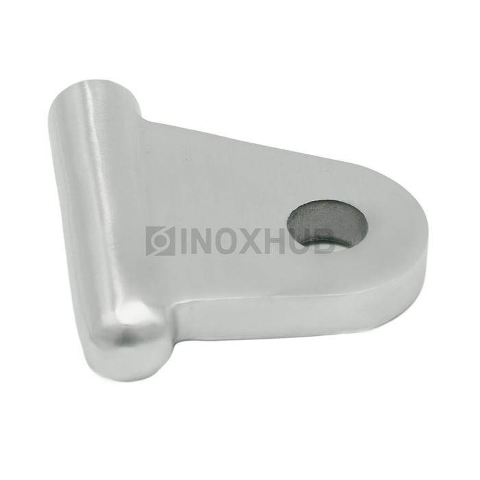 Серьга для крепления рутеля к тяге, AISI 316, GRIT 320