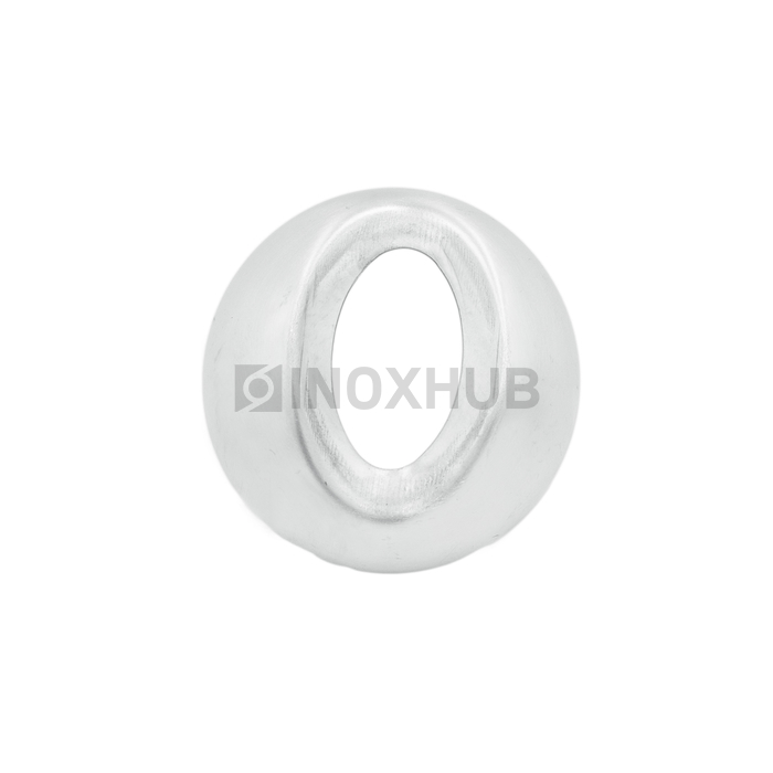 Соединение поручня со стойкой штамп. под 90°, Ø38.1 мм, AISI 304, GRIT 320