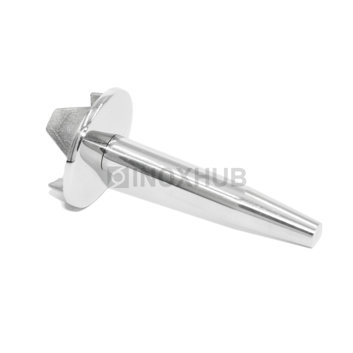 Наконечник штырь сварной облегченный, Ø38.1 мм, AISI 304, GRIT 600