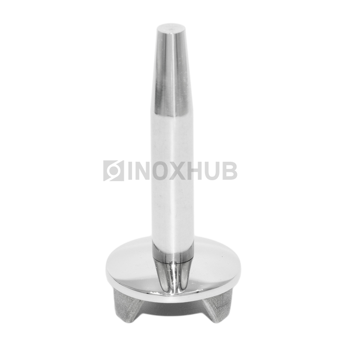 Наконечник штырь сварной облегченный Ø38.1 мм AISI 304 GRIT 600