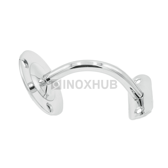 Крепление пристенного поручня с ложементом (Ø50.8) сварное (комб), AISI 201, GRIT 600