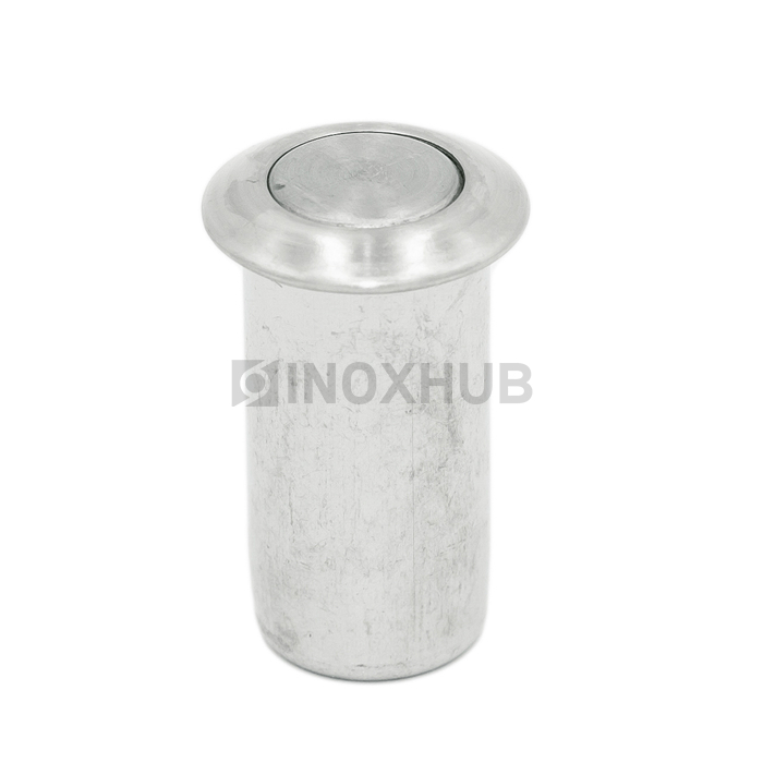 Ответная часть (153 SSS) в пол для замка с круглым ригелем, с подпружиненной крышкой, нерж. сталь матовая