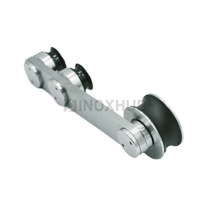 Каретка (810 SSS) плоская под зенковку, нерж. сталь матовая