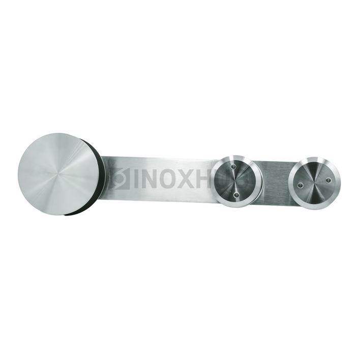 Каретка (810a SSS) плоская без зенковки, нерж. сталь матовая