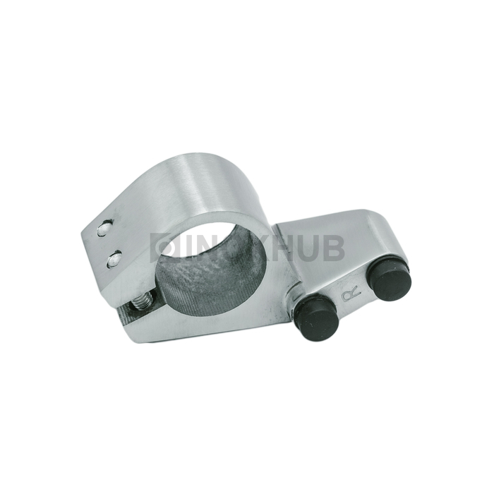 Комплект 2 шт. стопоров (840 R+840 L SSS) левый+правый трек Ø25 мм нерж. сталь матовая