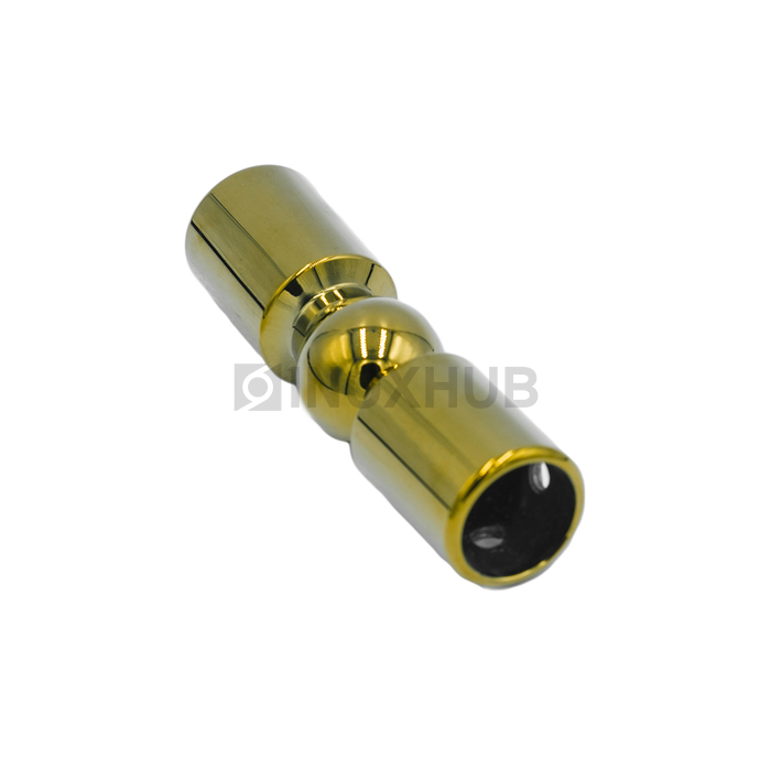 Соединитель штанги (915 Gold) произвольный угол, штанга Ø19 мм, под Золото