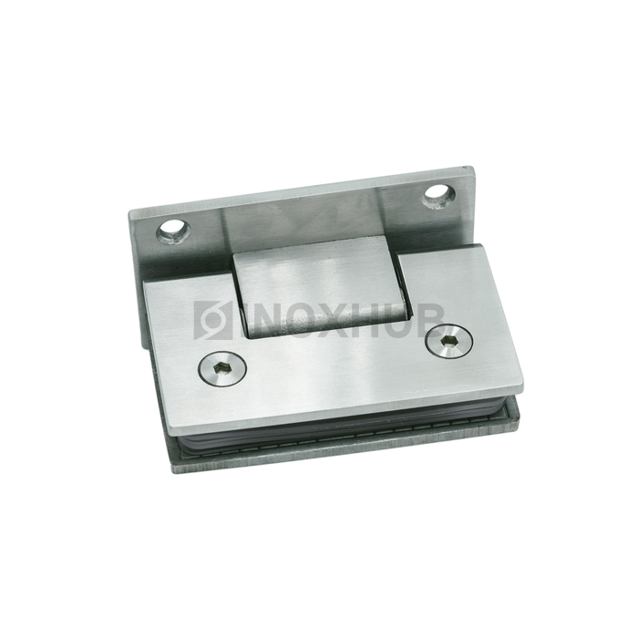 Петля (301 SSS) стена-стекло (без фаски) двустороннее крепление, нерж. сталь матовая