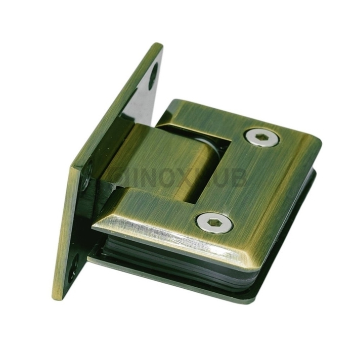 Петля (301 Bronze) стена-стекло двустороннее крепление, под Бронзу