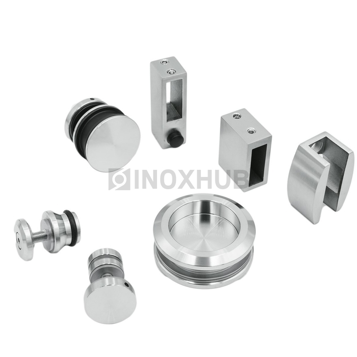 Комплект душевой (400 SSS) раздвижной системы нерж. сталь матовая