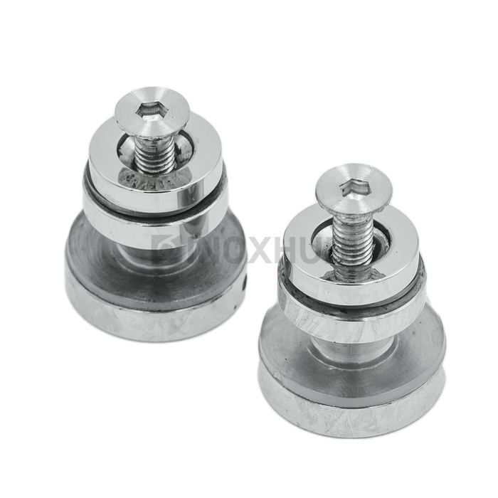 Крепление (449 PSS) трека 30х10 к стеклу , нерж сталь полированная