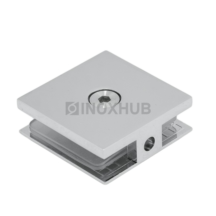 Коннектор (721 PC) стекло-стена, 1 отверстие, полированный хром