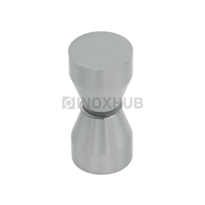 Кноб (693 SC), стекло 6.0-12.0 мм, матовый хром