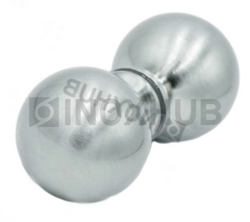 Кноб шар (698 SC), стекло 6.0-12.0 мм, матовый хром