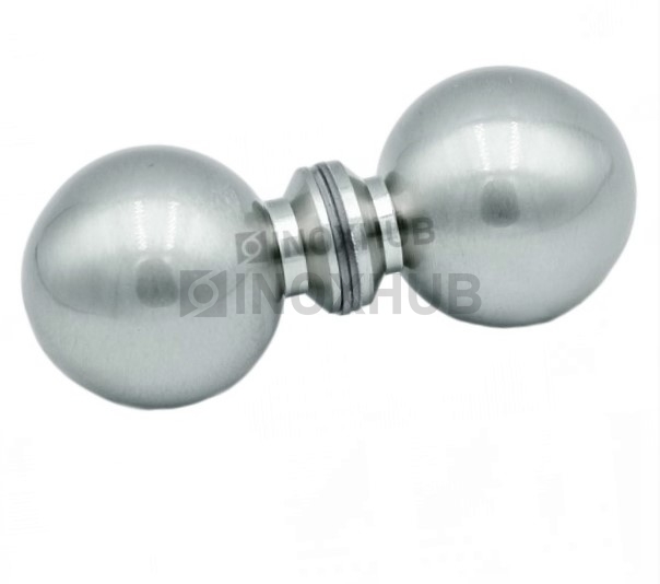 Кноб шар (698 SC) стекло 6.0-12.0 мм матовый хром