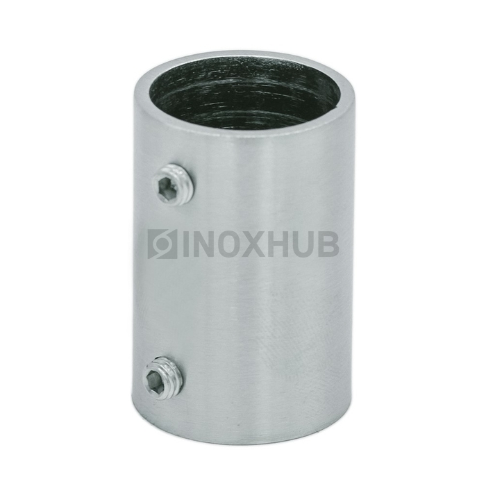 Соединитель штанги (901 SSS), штанга Ø19 мм,  нерж. сталь матовая