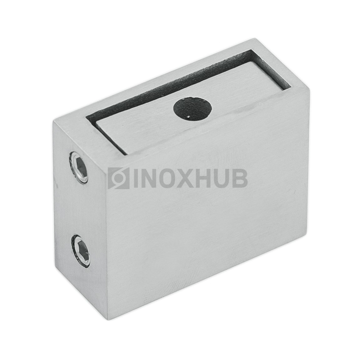 Держатель штанги (343 SSS) к стене штанга 30×10 мм нерж. сталь матовая